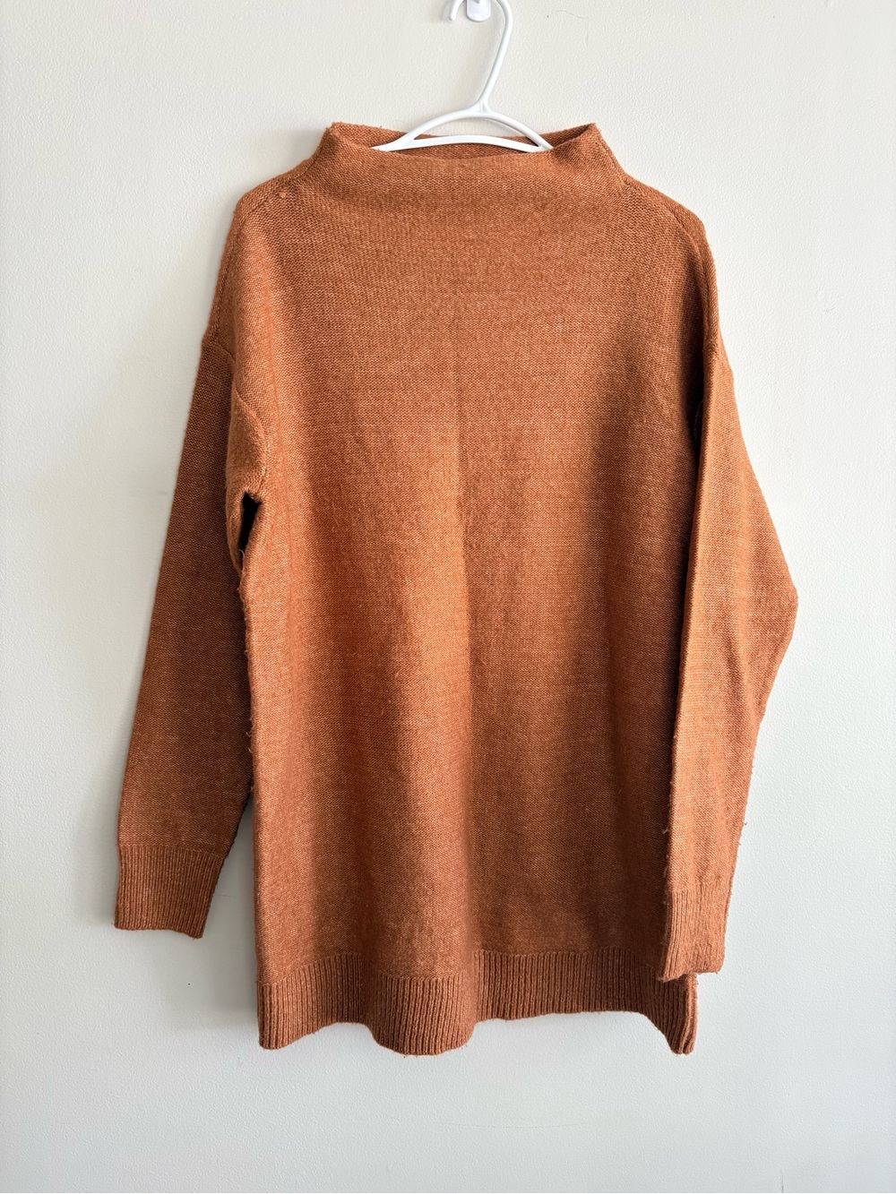 Joe Fresh Rust Mock Neck Sweater